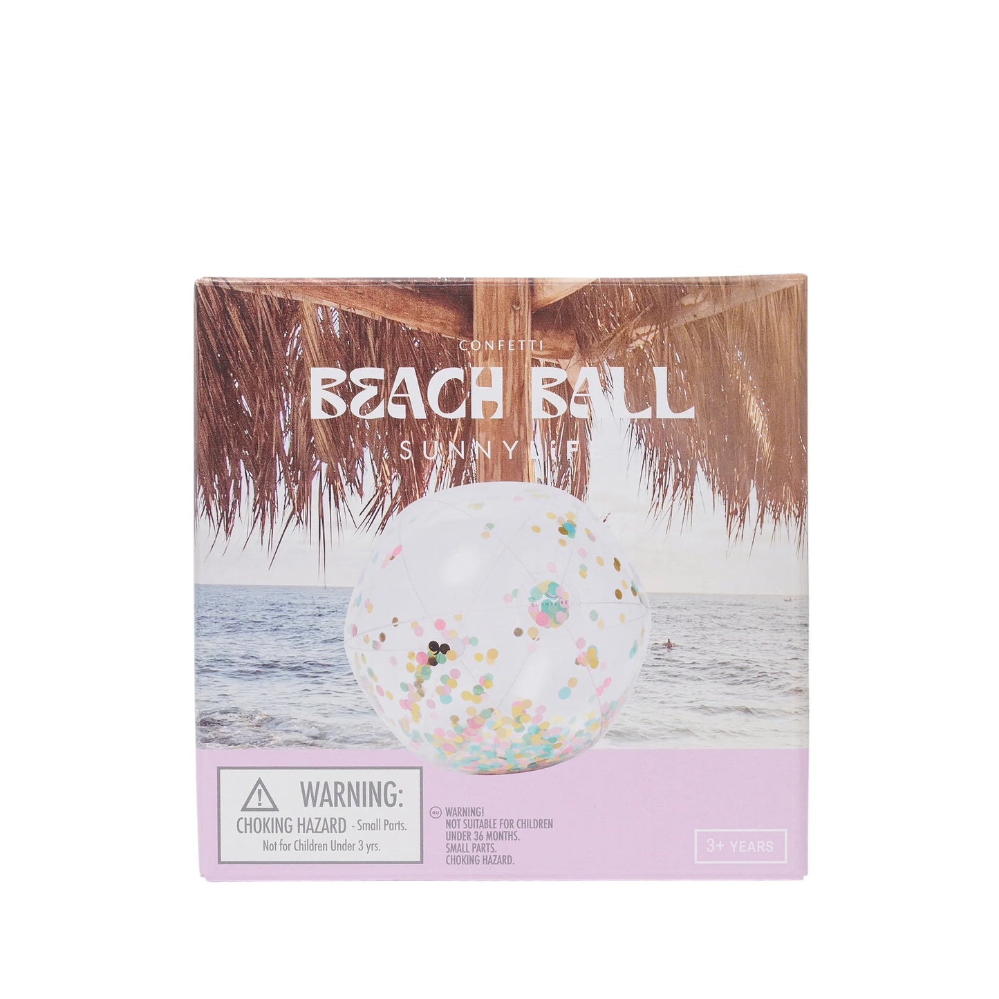 Inflatable Beach Ball Confetti Multi