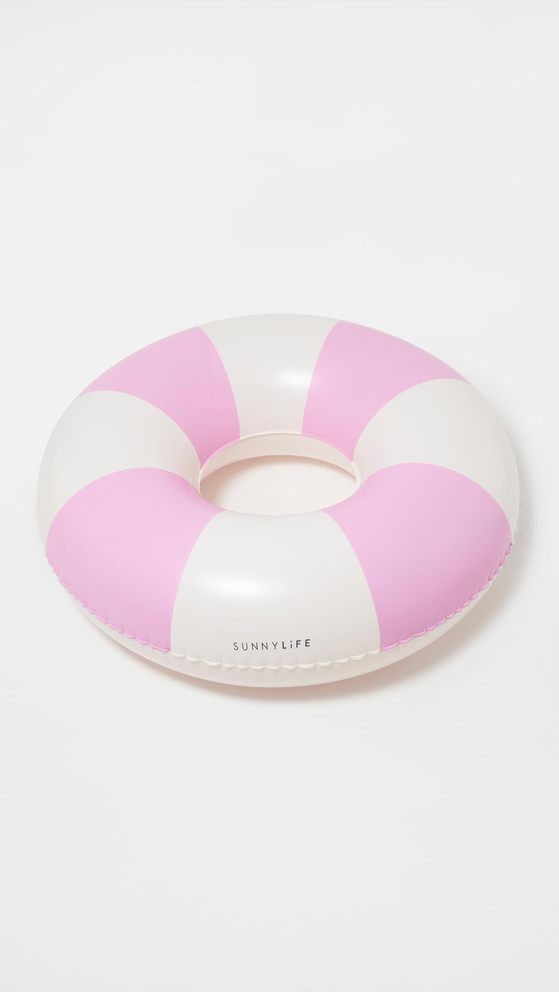 Tube Pool Ring Bubblegum Pink Stripe