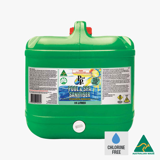 Hydrogen Peroxide Pool & Spa Sanitiser 15L
