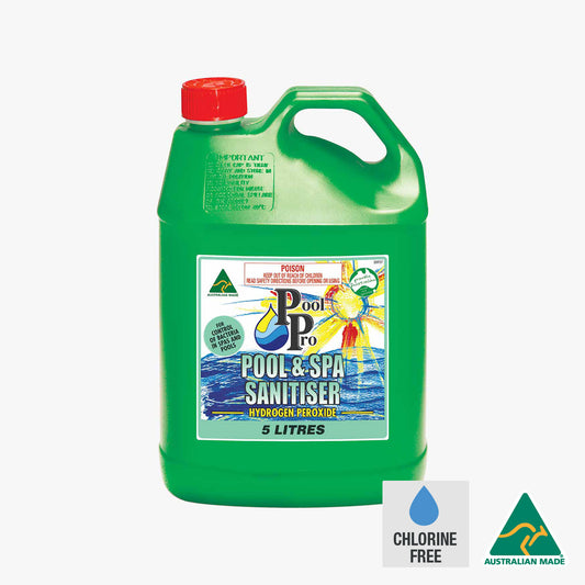 Hydrogen Peroxide Pool & Spa Sanitiser 5 Litre