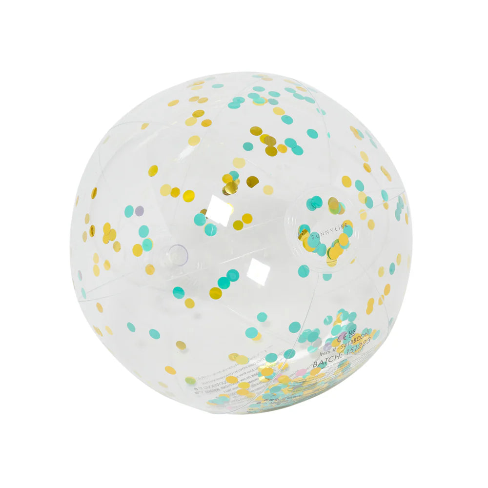 Inflatable Beach Ball Confetti Multi