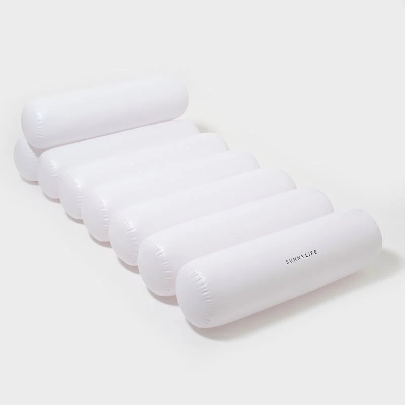Luxe Tube Lilo Le Weekend White
