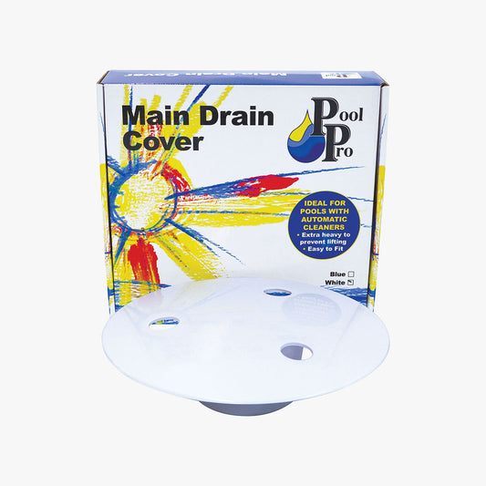 Main Drain Cover White packaged