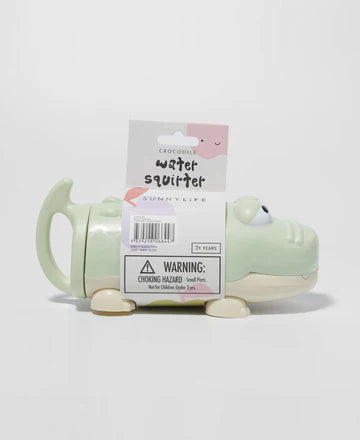 Water Squirters Crocodile Pastel Green