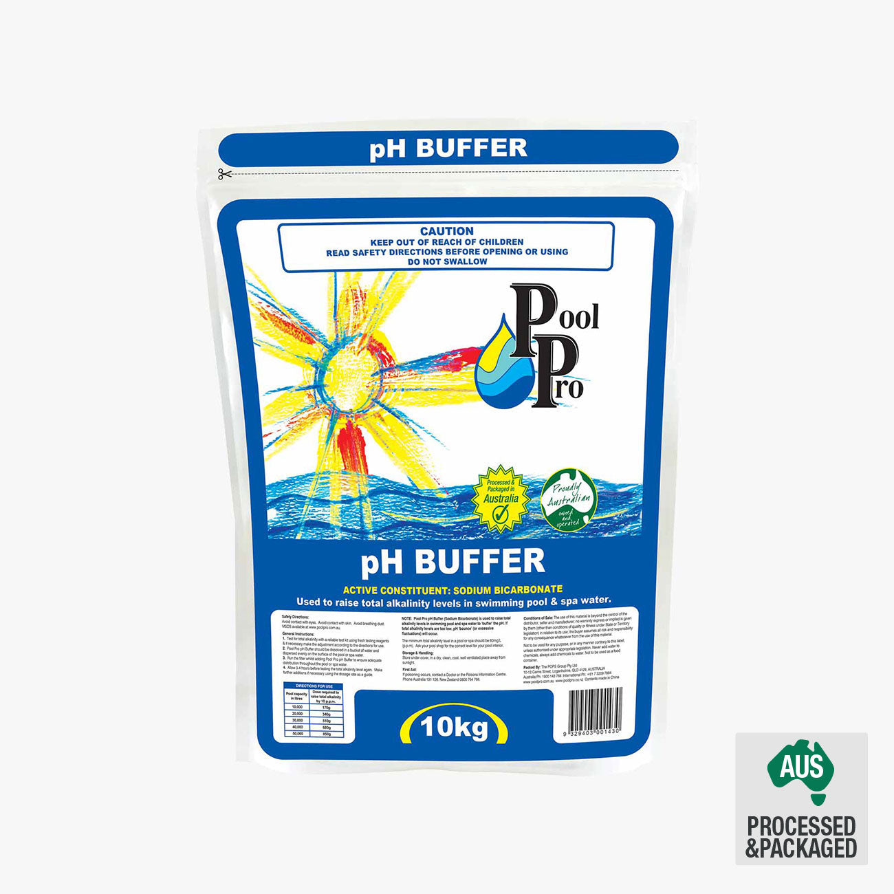pH Buffer 10kg – Yarra Blue Pool & Spa Shop